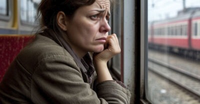 Уставшая и растерянная, она ночевала на вокзале, сбежав от сына и не имея ни малейшего понятия, куда податься.