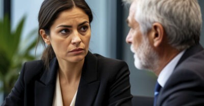 Неверный муж  решил подставить жену — отправил на важные переговоры вместо себя, убеждённый, что она всё испортит. Но она разрушила его коварный план