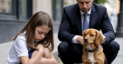 Миллионер спас с улицы слепую девочку. Когда его пёс осторожно подошёл к ней, в комнате воцарилась тишина, сердца замерли.