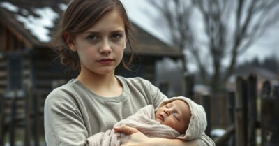 Родила от отчима в шестнадцать лет.  Что случилось потом — не уложится  в голове…