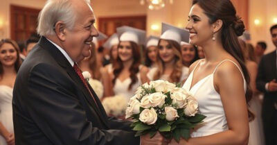 Все школьные годы она была изгоем — дочь бомжа, объект для насмешек и презрения. Но на выпускном одноклассники умолкли, когда к ней подошёл поздравить сам губернатор.