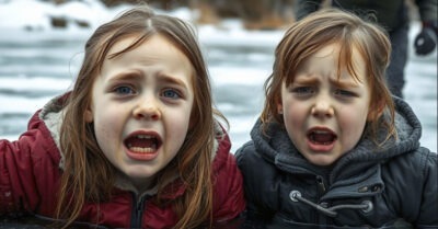 Отец-одиночка спасает двух девочек-близняшек, провалившихся под лёд на озере. Спустя время к его дому подъезжают пять чёрных внедорожников…