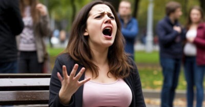 Прохожие прошли мимо беременной женщины, которая просила о помощи, сделав вид, что её просьбы не существуют.