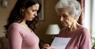 «Молчать, ОБОРВАНКА!» — ядовито вымолвила свекровь, грубо оттолкнув беременную невестку. Однако Даша протянула ей конверт с письмом.