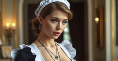 Уборщица отыскала в состоятельном особняке фото и древний кулон своей давно умершей бабули