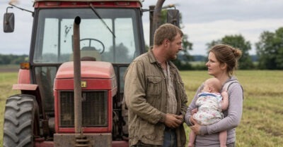 Спеша на ферму, тракторист передал ключи от дома бездомней женщине с ребёнком… А вернувшись, он осторожно заглянул в окно — и замер.