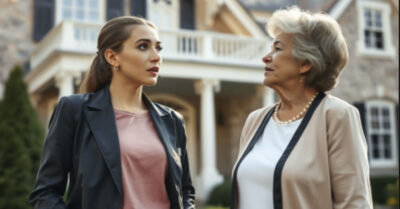 – Ах, какую вы дачу построили — просторную, светлую, такую уютную! Надо бы нам с Петькой к вам на лето заехать, месяца на два отдохнуть, — заявила свекровь в день новоселья.