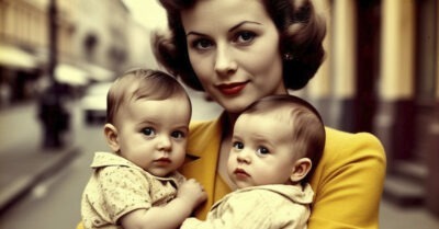 Вдруг к ней подбежала цыганка и шепчет: у тебя родятся двойняшки в день твоего рождения, — и растворилась, так же неожиданно, как и возникла.