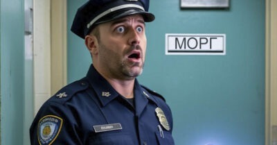 Пройдя мимо морга, охранник услышал приглушённые звуки пения и в ужасе замер на месте.