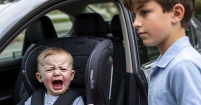 16-летний юноша нашёл маленького ребёнка в машине под палящим солнцем. Его действия вызвали восхищение у прохожих.