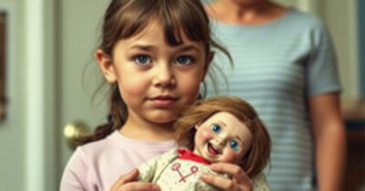 Уборщица купила для дочки старинную куклу на толкучке. Во время стирки женщина заметила необычное послание