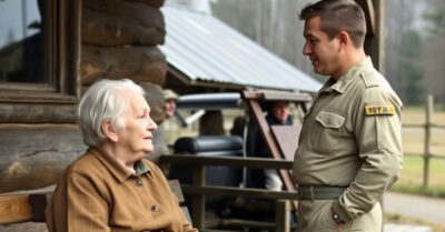 Во время грозы в дом старушки ворвался сбежавший заключенный. Однако бабушка оказалась совсем не такой уж и простой.