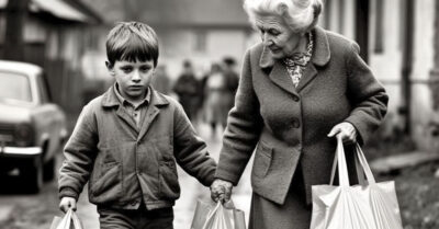 Бездомный подросток помог пожилой женщине донести тяжелые пакеты… и остолбенел, когда в дверях увидел свою умершую мать.
