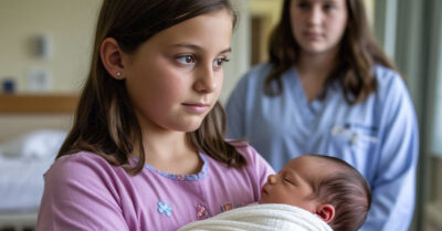 12-летняя девочка с младенцем на руках вошла в приёмное отделение. Но когда она сказала чей это ребенок
