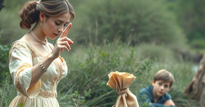 Сын бедняков увидел, как богачка швырнула в реку странный шевелящийся мешок… То, что он нашел внутри, изменило их жизни навсегда!