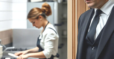 Хозяин ресторана случайно нашёл в кошельке посудомойщицы потрёпанное фото… и вдруг побелел