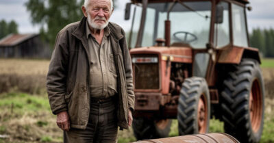 Седовласый тракторист завещал сироте ржавую бочку. Сельчане посмеивались, а схоронив мужчину, все село задрожало