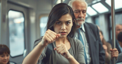 Незнакомка разбросала парниш, спасая старичка в электричке. А когда явилась знакомиться с родителями ухажёра, увидела спасённого за их столом