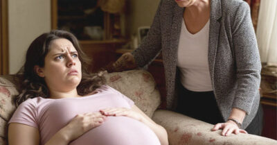 — РАЗЛЕГЛАСЬ, КОРОВА, — шипела свекруха, — ты беременная, а не немощная! Вставай, марш драить пол!