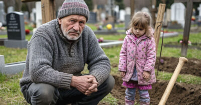 Вы же понарошку её зароете, услыхал могильщик детский голосок. Дотронулся и отдёрнул руку