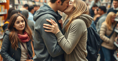 Жена увидела муженька, который уехал на вахту, с любовницей в супермаркете. От её слов попадали все покупатели…