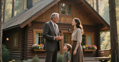 Обреченной бредя от врача, толстосум отдал ключи от усадьбы несчастной матери с сыном, оставшихся без дома… А приехав проведать