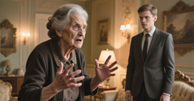 — Твоя чокнутая жена меня сегодня едва с лестницы не сбросила! Шустро езжай обратно и разберись с ней! Отомсти за свою мамочку!