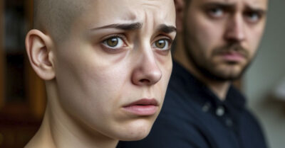 — Я не собираюсь жить с ЛЫСОЙ женщиной. Подаю на развод. И точка.