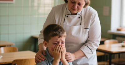 Вся школа хохотала над ним в столовке, пока повар не придумала как все изменить…