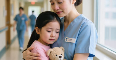 Медсестра заметила плачущую девочку в пустом больничном коридоре… Но когда она узнала, КТО это на самом деле, у неё перехватило дыхание