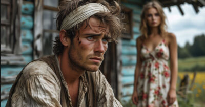 Очухался с амнезией в околице и втрескался в свою спасительницу. Но однажды вспомнил лицо своей невесты