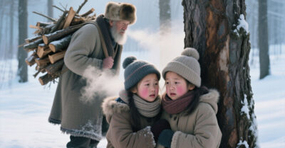 Одинокий старик нашёл в лесу двух дрожащих девочек… Когда он привёл их домой, то и представить не мог, что через сутки его жизнь перевернётся навсегда!