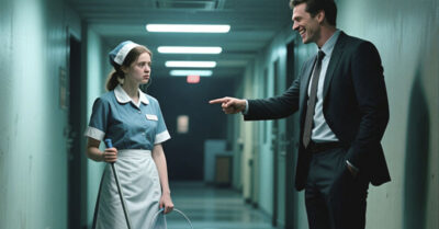 Избалованный сын толстосума публично назвал уборщицу воровкой. Она не растерялась и ответила так, что даже его влиятельный отец не нашёлся, что ответить.