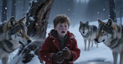 Мальчугана обступили голодные волки — но дальше никто не ожидал