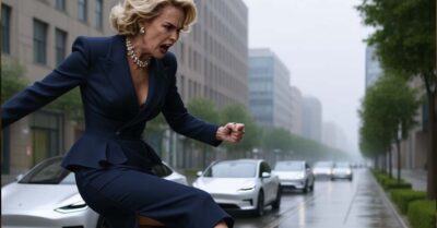 Она толкнула чужого ребёнка в лужу… но родимое пятно на его руке заставило её упасть на колени