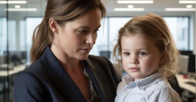 Мать-одиночку выгнали с собеседования из-за ребёнка. А через минуту в зал вошёл миллиардер