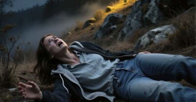 Она упала в овраг и звала на помощь. Шаги сверху вселили надежду. Напрасно. Это был не спасатель. 