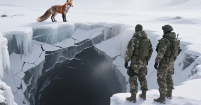 Лиса вывела охотников к яме — и то, что лежало на дне, заставило их руки дрожать так, что ружья упали сами.