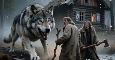 Грабители ворвались в дом к рыбаку. Они не знали, что его охранник весит 60 кг и имеет клыки. Зря они так уверенно себя вели. 