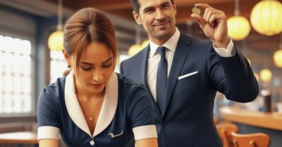 Наглый миллионер швырнул монету на пол, чтобы унизить официантку… Но поперхнулся, когда она не подняла её — и сказала то, от чего он покраснел