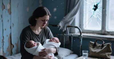 Он бросил её с двойней в полуразрушенной избе и укатил к любовнице… Но через год приполз на коленях, но кто бы мог подумать