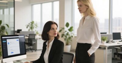 «Туалеты здесь моешь» — заявила одноклассница. Через 5 минут она зашла ко мне на собеседование и побледнела. 