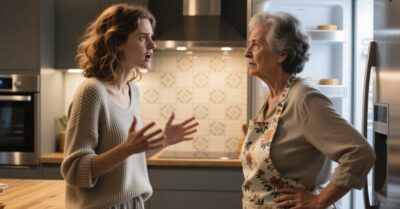 — Пошла вон из моего дома, дряхлая холера! Ещё хоть раз тут объявишься, и я тебя отсюда пинками вытолкаю!