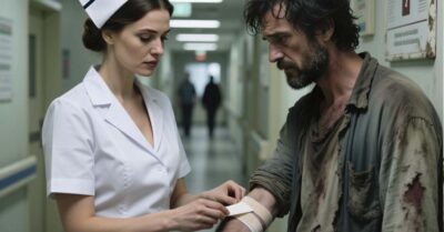 Она спасла бомжа. А через год он купил всю больницу — и назвал её её именем