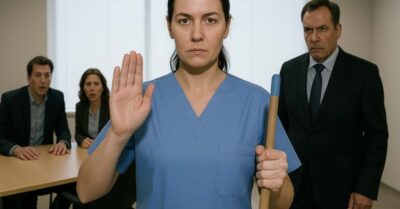 Она и слова связать не может! — издевались над тихой уборщицей. Однажды утром она с ними заговорила