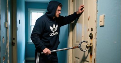 Застал жену с любовником дома — они заперлись и не открывают дверь… То, что я сделал через 5 минут, облетело весь район!