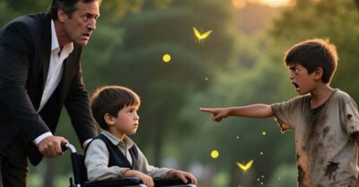 „Твоего сына сделали инвалидом нарочно!“ — шепнул маленький оборвыш миллионеру. То, что он раскрыл дальше, заставило того упасть на колени…