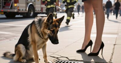 Пес услышал писк под асфальтом и то что он там нашел, заставил весь город поверить в чудо