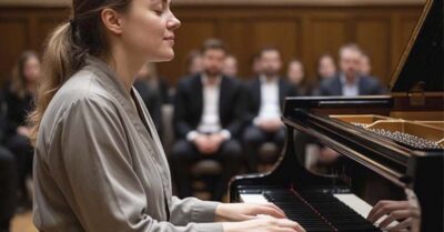 Ты уборщица, а не пианистка! – язвительные смешки раздавались у неё за спиной. Но стоило ей сесть за рояль и тронуть клавиши, в комнате воцарилась