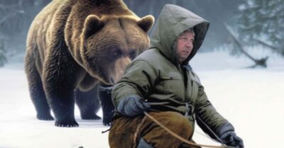 РЕАЛЬНАЯ ИСТОРИЯ. Леденящая душу встреча одинокого рыбака с косолапым властелином леса, закончившаяся невероятным обменом